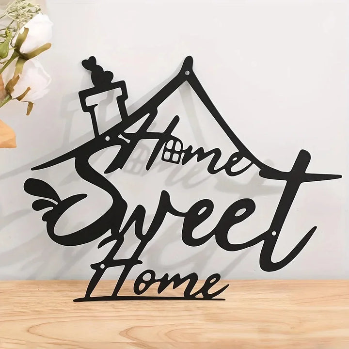 Home Sweet Home Sign Wall Decor Metal Wall Decor Sign House Decoration Wall decoration Wall Sticker